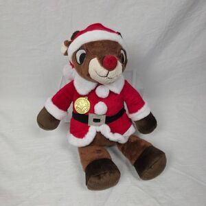 DanDee Rudolph 50th Anniversary Santa Plush Reindeer